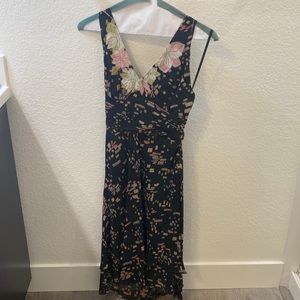 BCBG dress -open back tie over the neck.